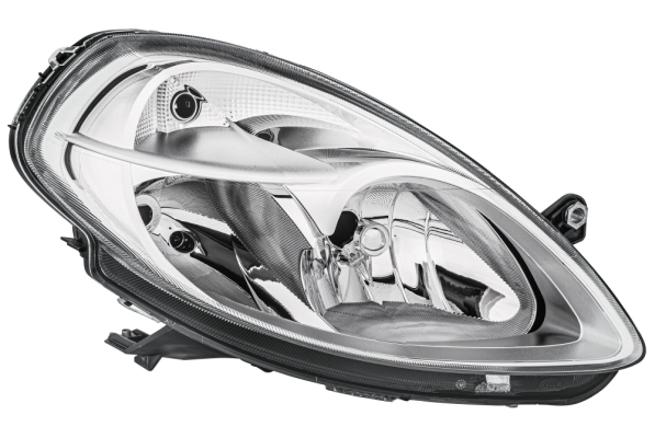 Far fata Dreapta (halogen, H3 H7 PY21W W5W, electric, cu motor, culoare insert: argintiu, culoare semnalizator: alb) potrivit LANCIA YPSILON