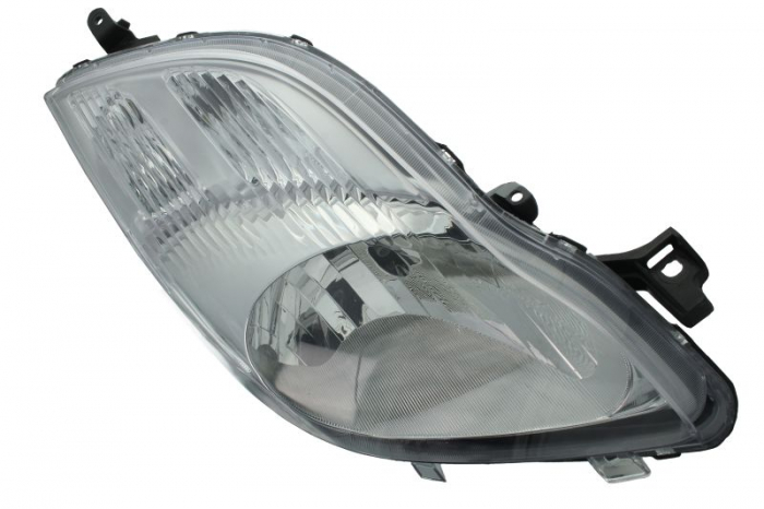 Far fata Dreapta (halogen, H4, electric, fara motoras, culoare semnalizator: transparent) potrivit TOYOTA YARIS 01.05-11.10