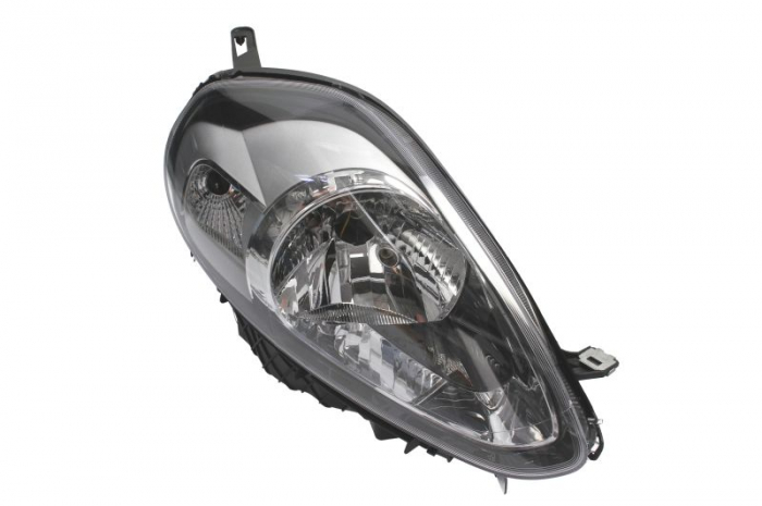 Far fata Dreapta (halogen, H4 PY21W W5W, electric, cu motor, culoare insert: cromat) potrivit ABARTH PUNTO, PUNTO EVO; FIAT PUNTO, PUNTO EVO, PUNTO EVO HATCHBACK, PUNTO HATCHBACK 01.09-