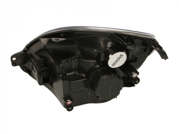 Far fata dreapta potrivit FORD FIESTA V (halogen, H4/PY21W/W5W, electric, cu motor, culoare interior: cromat, culoare semnalizator: alb) [2]