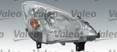 Far fata Stanga potrivit PEUGEOT PARTNER, PARTNER TEPEE, PARTNER/MINIVAN 2008-2012 (halogen, H4/W5W, electric, cu motor, culoare insert: cromat, culoare semnalizator: transparent) [3]