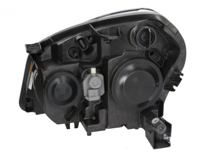 Far fata Dreapta potrivit NISSAN QASHQAI I pana in 2010 (halogen, H7/H7/PY21W/W5W, electric, cu motor, bec, culoare insert: cromat) [2]