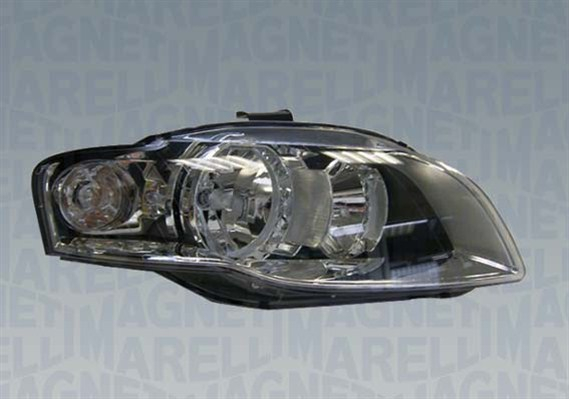 Far fata Dreapta potrivit AUDI A4 B6, A4 B7 (halogen, H7/H7/PY21W/W5W, electric, cu motor, culoare insert: cromat/negru, culoare semnalizator: alb) [2]