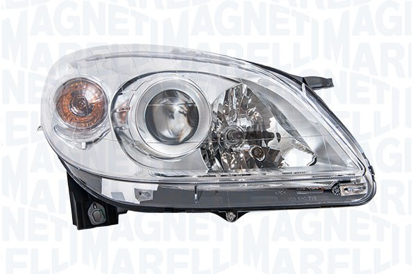 Far fata Dreapta (halogen, H7/H7/W5W, electric, cu motor, culoare insert: cromat) potrivit MERCEDES B SPORTS TOURER (W245) [4]