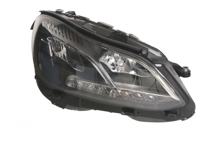 Far fata Dreapta (halogen, H7 LED PSY24W, electric, cu motor, fara controler LED) potrivit MERCEDES E T-MODEL (S212), E (W212) potrivit MERCEDES 02.13-