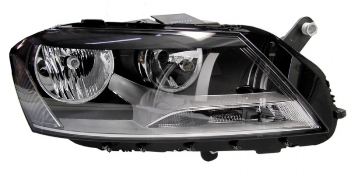 Far fata dreapta (halogen, H7 PY21W W5W, electric, cu motor, culoare interior: intuneric) potrivit VW PASSAT ALLTRACK B7, PASSAT B7