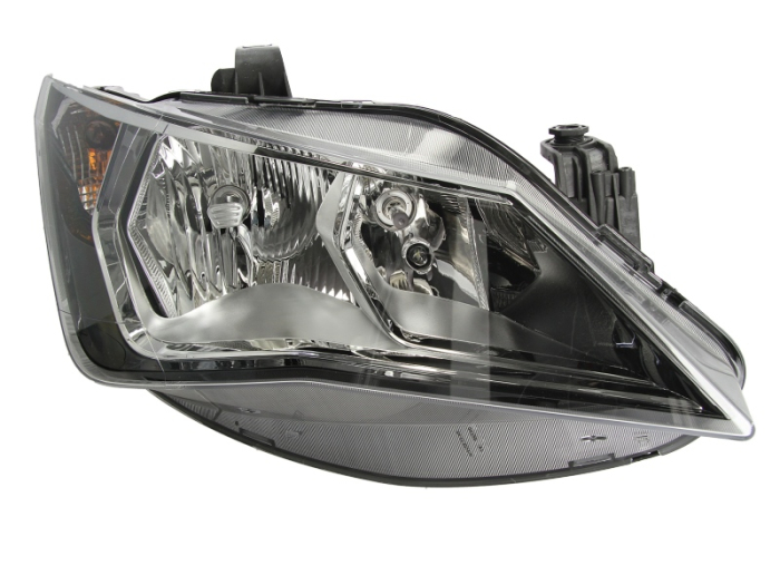 Far fata Dreapta (halogen, H7 W5W, electric, cu motor, culoare semnalizator: transparent) potrivit SEAT IBIZA IV, IBIZA IV SC, IBIZA IV ST 03.12-