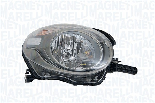 Far fata Dreapta (halogen, H7 WY21W, electric, bec, culoare semnalizator: portocaliu) potrivit FIAT 500L 06.17-