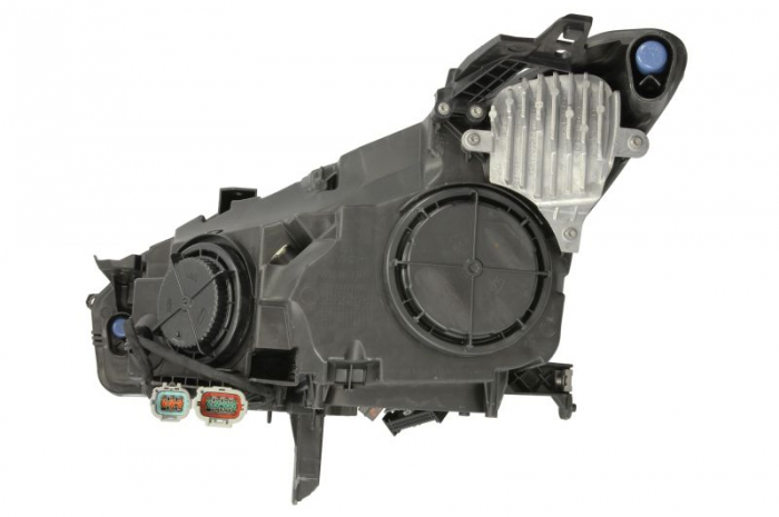 Far fata Dreapta potrivit INFINITI Q30, QX30 (halogen, H9, electric, fara motoras, culoare insert: negru) [2]