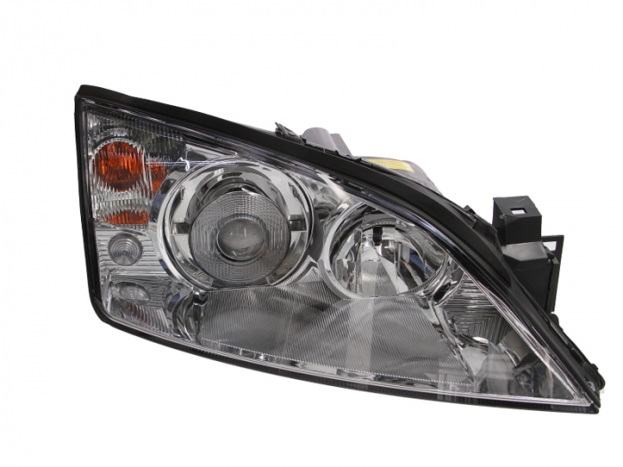 Far fata Dreapta (halogen xenon, D2S H1 P21W W5W, electric, cu motor, culoare insert: cromat) potrivit FORD MONDEO III -03.07