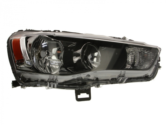 Far fata Dreapta (HB3 HB4, electric, fara motoras, culoare insert: negru) potrivit MITSUBISHI OUTLANDER II
