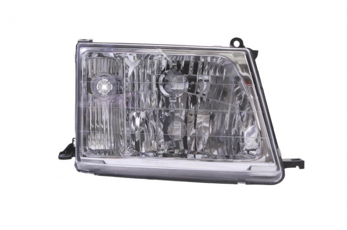 Far fata Dreapta (HB3 HB4, manual, fara motoras, culoare insert: cromat) potrivit TOYOTA LAND CRUISER 100 -12.04
