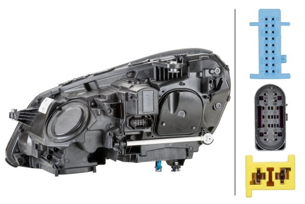 Far fata Dreapta potrivit MERCEDES E T-MODEL (S212), E (W212) (LED, LED, electric, cu motor) [2]
