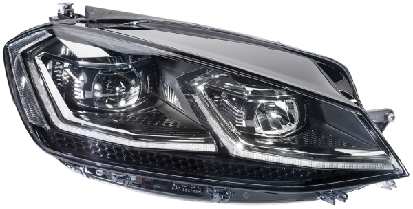 Far fata Dreapta (LED, LED, electric, cu motor) potrivit VW GOLF ALLTRACK VII, GOLF SPORTSVAN VII, GOLF VII potrivit VAG 03.17- [3]
