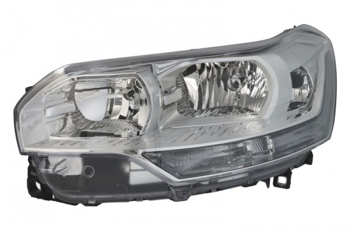 Far fata Stanga (2 H7 H1, electric, cu motor, culoare insert: cromat) potrivit CITROEN C5 II, C5 III