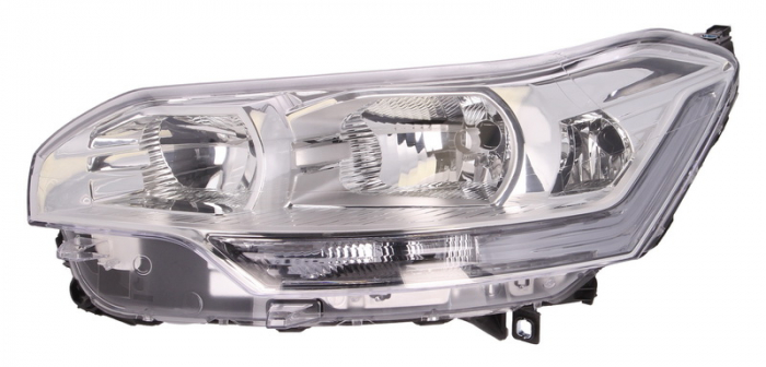 Far fata Stanga (2 H7 H1 PY21W W5W, electric, cu motor, culoare insert: cromat) potrivit CITROEN C5 II, C5 III