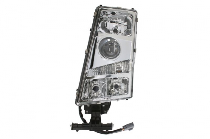 Far fata Stanga (3 H7 D2S PY21W W5W, electric, fara motoras, soclu patrat, cu convertor) potrivit VOLVO FH, FH12, FH16 09.01-
