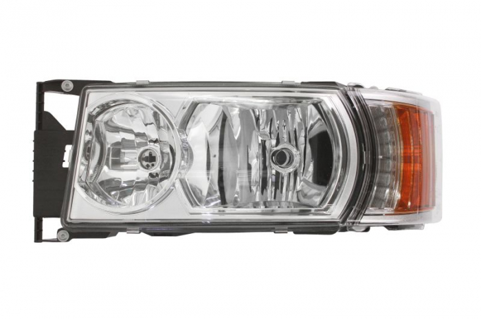 Far fata Stanga (4 LED 8 LED H1 H21W H7, manual, fara motoras, cu indicator, functie Lumina zi) potrivit SCANIA G I, P I, P,G,R,T, R I, T 01.03-