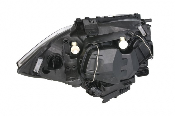 Far fata Stanga potrivit BMW 1 (E87) 2006-2007 (bi-xenon, D1S/H7, electric, cu motor, pentru invertorul de tip 6G, culoare insert: cromat, culoare semnalizator: transparent) [2]