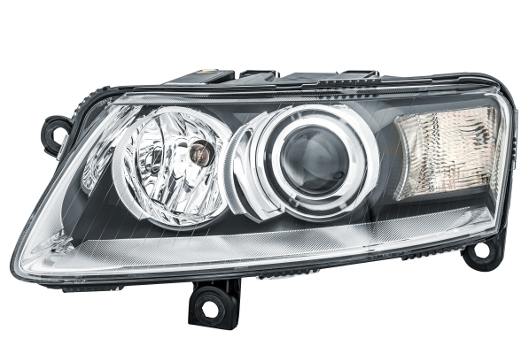 Far fata Stanga (bi-xenon, D2S P21W PY21W W5W, electric, cu motor, bec) potrivit AUDI A6 ALLROAD C6, A6 C6 05.04-08.11