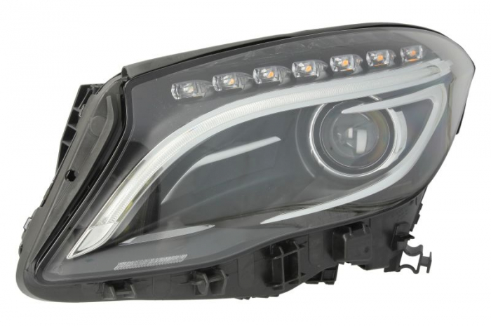 Far fata Stanga (bi-xenon, D3S LED, automat, bec, culoare semnalizator: portocaliu) potrivit MERCEDES GLA (X156)