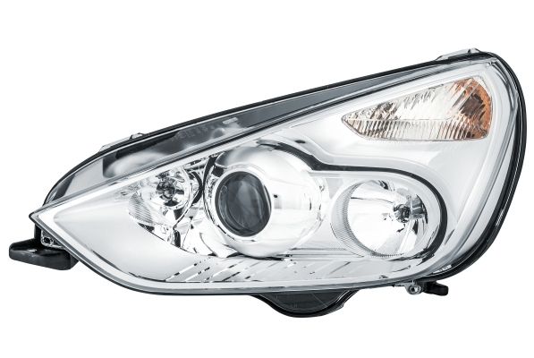 Far fata Stanga (bi-xenon halogen, D1S H1 PY21W, electric, cu motor, bec, culoare insert: cromat) potrivit FORD GALAXY II, S-MAX