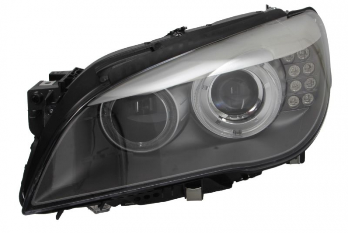 Far fata Stanga (bi-xenon LED, D1S H8 LED, electric, cu motor) potrivit BMW 7 (F01, F02, F03, F04) -06.12