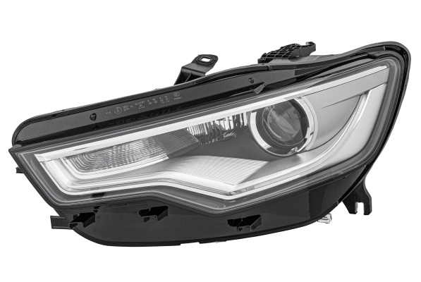 Far fata Stanga (bi-xenon LED, D3S H7 LED PSY24W, cu motor) potrivit AUDI A6 ALLROAD C7, A6 C7