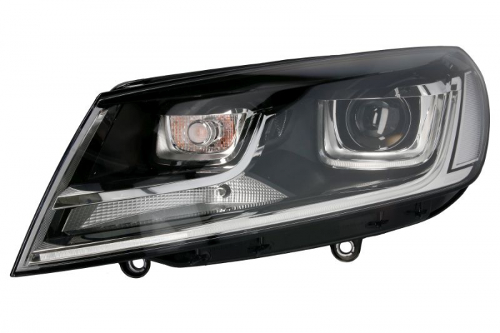 Far fata Stanga (bi-xenon LED, D3S LED W5W WY21W, electric, cu motor) potrivit VW TOUAREG