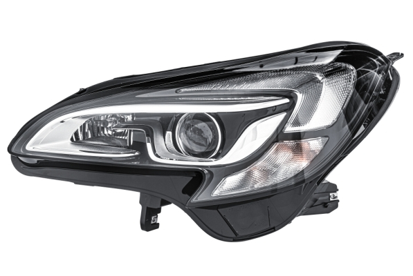 Far fata Stanga (bi-xenon LED, D5S H11 LED PSY24W, electric, cu motor) potrivit OPEL CORSA E, CORSA E HATCHBACK 09.14-