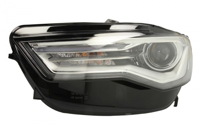 Far fata Stanga (bi-xenon LED, D5S H7 LED PWY24W, electric, cu motor) potrivit AUDI A6 ALLROAD C7, A6 C7 04.15-02.18