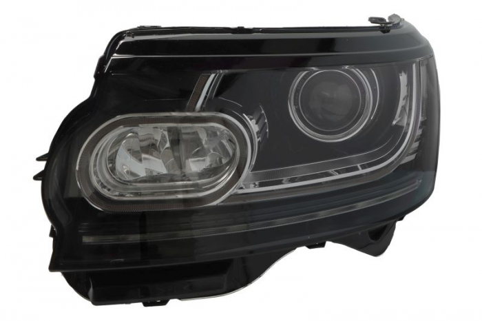 Far fata Stanga (D3S, electric, cu motor, culoare insert: negru, culoare semnalizator: transparent) potrivit LAND ROVER RANGE ROVER IV