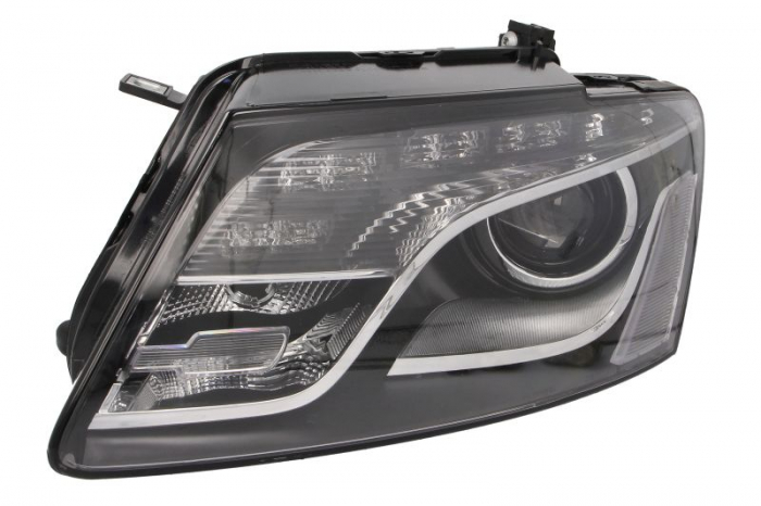 Far fata Stanga (D3S LED, electric, cu motor, culoare insert: cromat, culoare semnalizator: transparent) potrivit AUDI Q5 -05.12