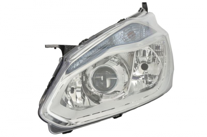 Far fata Stanga (H1 H15 H7 PY21W W5W, electric, cu motor, culoare insert: cromat) potrivit FORD TOURNEO CUSTOM V362, TRANSIT CUSTOM V362 -07.18