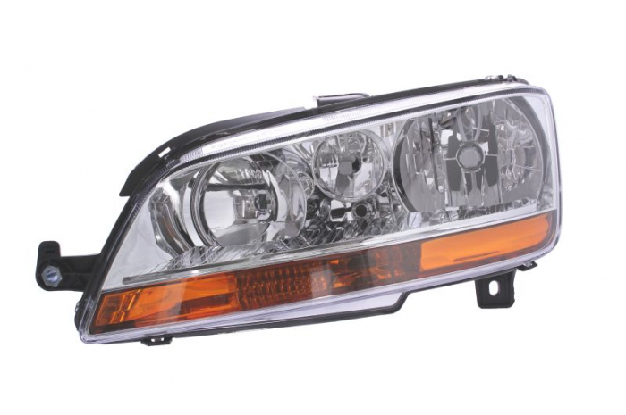 Far fata Stanga (H1 H7, electric, cu motor, culoare semnalizator: galben) potrivit FIAT IDEA, MULTIPLA