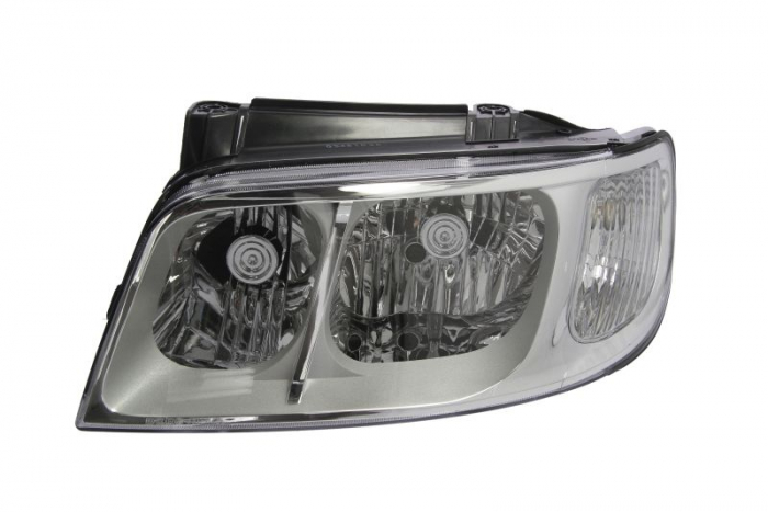 Far fata Stanga (H1 H7, electric, fara motoras, culoare insert: cromat, culoare semnalizator: transparent) potrivit HYUNDAI MATRIX