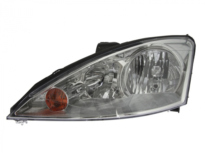 Far fata Stanga (H1 H7, electric, fara motoras, culoare insert: cromat) potrivit FORD FOCUS I, FOCUS I KOMBI; FORD USA FOCUS ZX3, FOCUS ZX5 -11.04