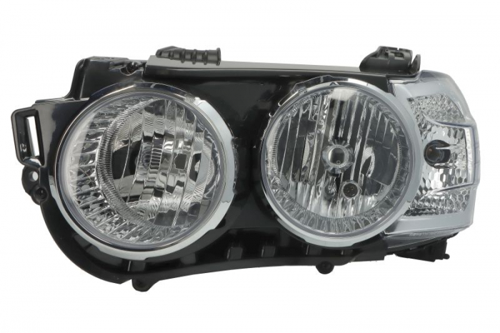 Far fata Stanga (H1 H7 PY21W W5W, electric, cu motor, culoare insert: negru, culoare semnalizator: alb) potrivit CHEVROLET AVEO