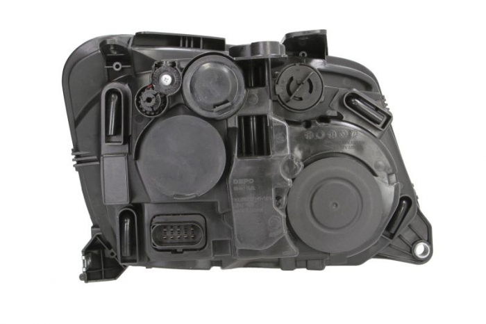 Far fata Stanga (H1/H7/PY21W/W5W, electric, cu motor, culoare insert: negru, culoare semnalizator: alb) potrivit VW AMAROK [2]