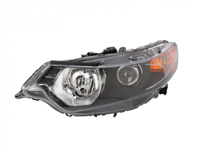 Far fata Stanga (H1 HB3, electric, fara motoras, culoare insert: negru, culoare semnalizator: transparent) potrivit HONDA ACCORD IX, ACCORD VIII -06.15