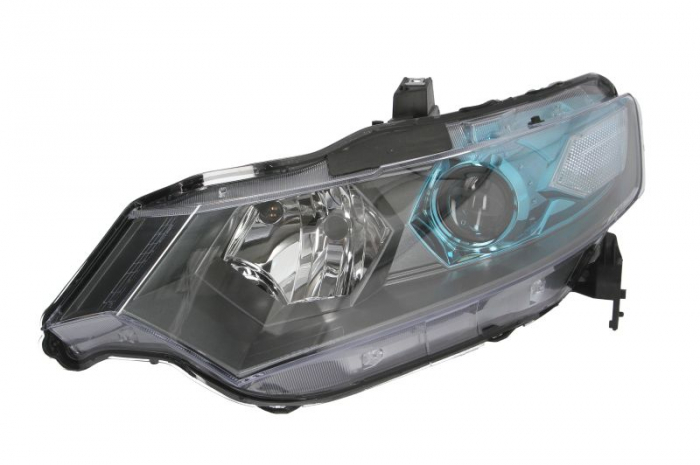 Far fata Stanga (H11 HB3, electric, fara motoras, culoare insert: argintiu, culoare semnalizator: gri) potrivit HONDA INSIGHT