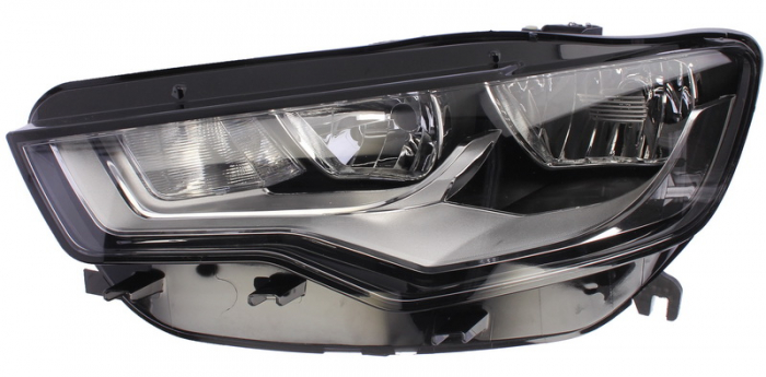 Far fata Stanga (H15 H7, electric, cu motor, culoare insert: negru) potrivit AUDI A6 ALLROAD C7, A6 C7