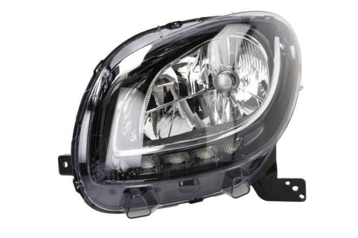 Far fata Stanga (H4, cu motor) potrivit SMART FORTWO