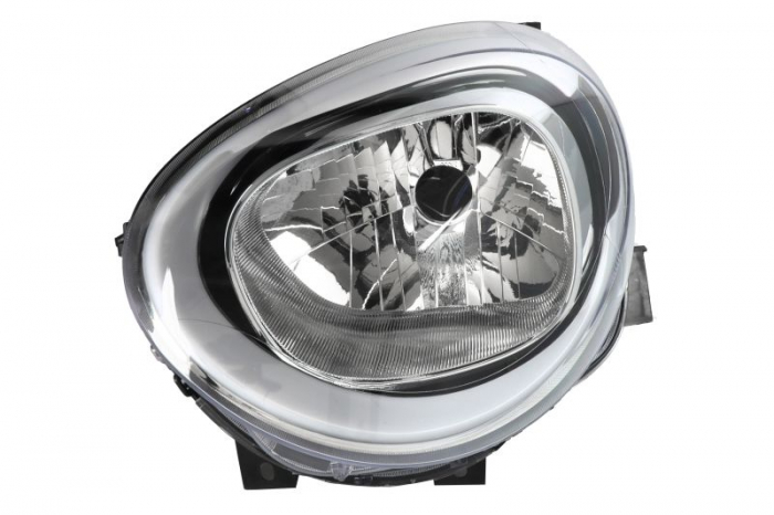 Far fata Stanga (H4, electric, cu motor, culoare insert: negru) potrivit FIAT 500X 09.14-