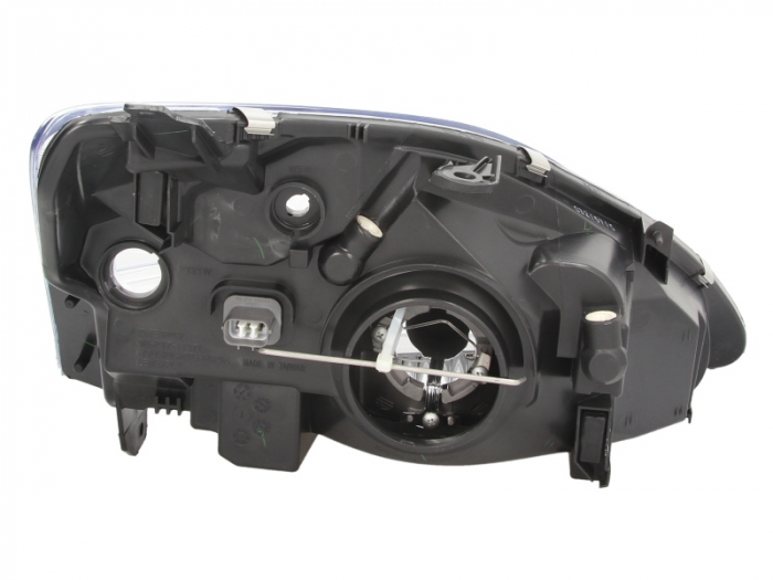 Far fata stanga (H4, electric, cu motor, culoare interior: cromat, culoare semnalizator: transparent) potrivit HONDA CIVIC VII -12.03 [2]