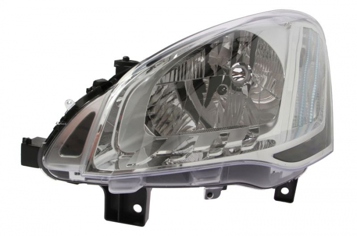 Far fata Stanga (H4, electric, cu motor) potrivit CITROEN BERLINGO, BERLINGO MULTISPACE, BERLINGO MINIVAN