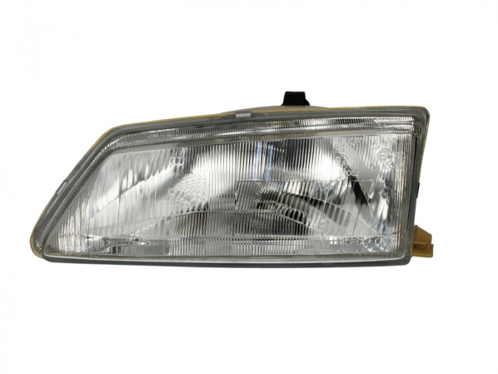 Far fata Stanga (H4, electric, fara motoras, culoare insert: argintiu) potrivit PEUGEOT 106 I, 106 I HATCHBACK