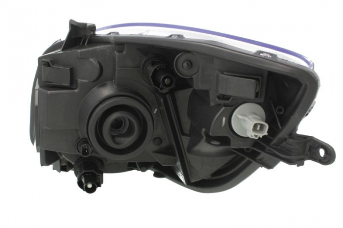 Far fata Stanga (H4, electric, fara motoras, culoare insert: cromat, culoare semnalizator: galben) potrivit TOYOTA YARIS -11.08 [2]