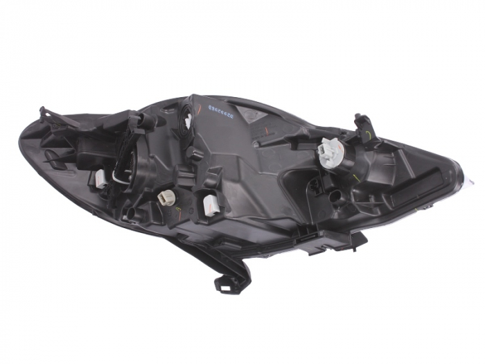 Far fata Stanga potrivit PEUGEOT 107 (H4, electric, fara motoras, culoare insert: cromat) [2]