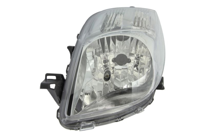 Far fata Stanga (H4, electric, fara motoras, culoare insert: cromat) potrivit TOYOTA YARIS